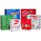 12 Pieces Christmas Gift Bags Assorted Sizes With Handle (4 Extra Large 16", 4 Large 12", 4 Medium 9")